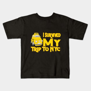 I Survived My Trip To NYC Kids T-Shirt